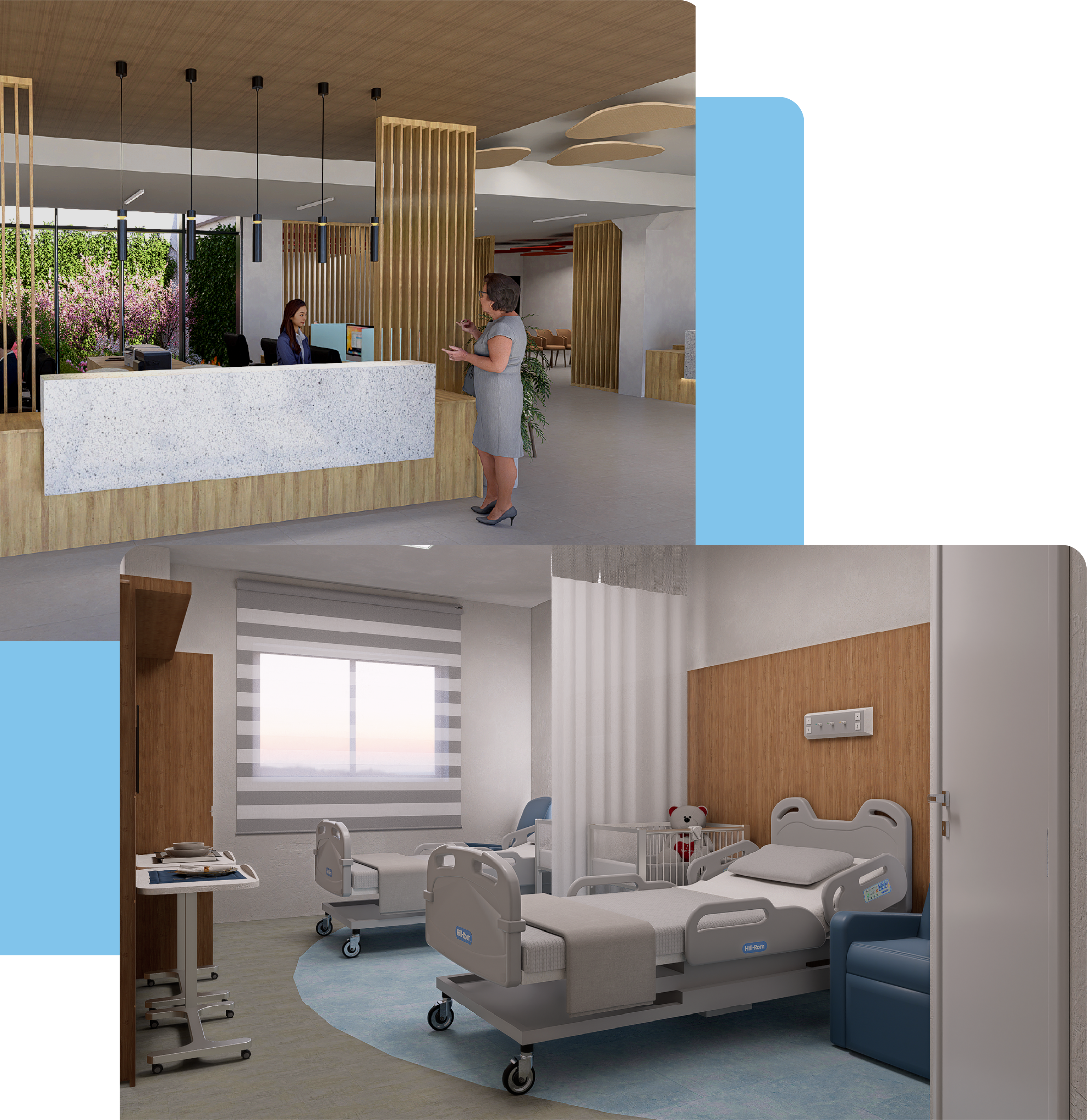 Hospital Recepção e Leito